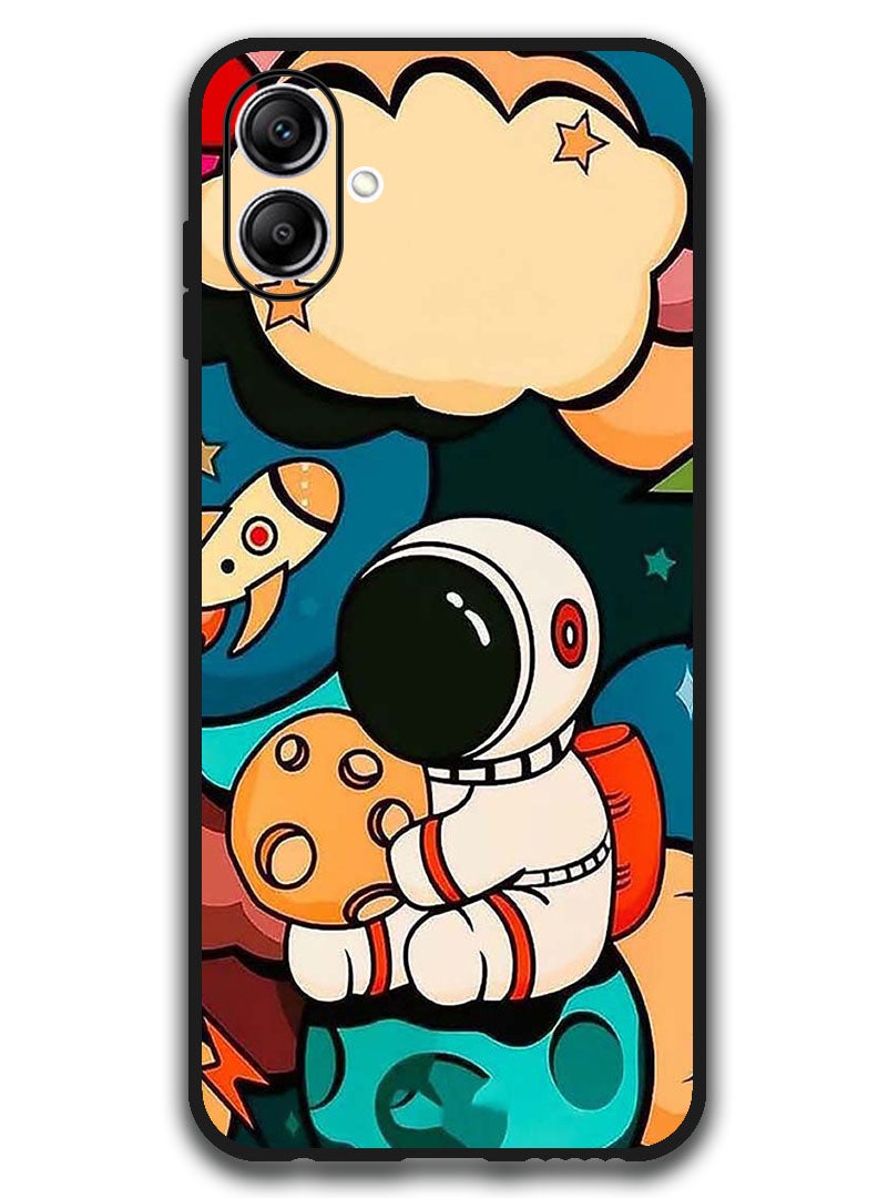 Theodor Case Compatible with Samsung Galaxy A07 6.7 Inch Protection Shockproof Bumper Cover Astronaut Cheese - Image 1